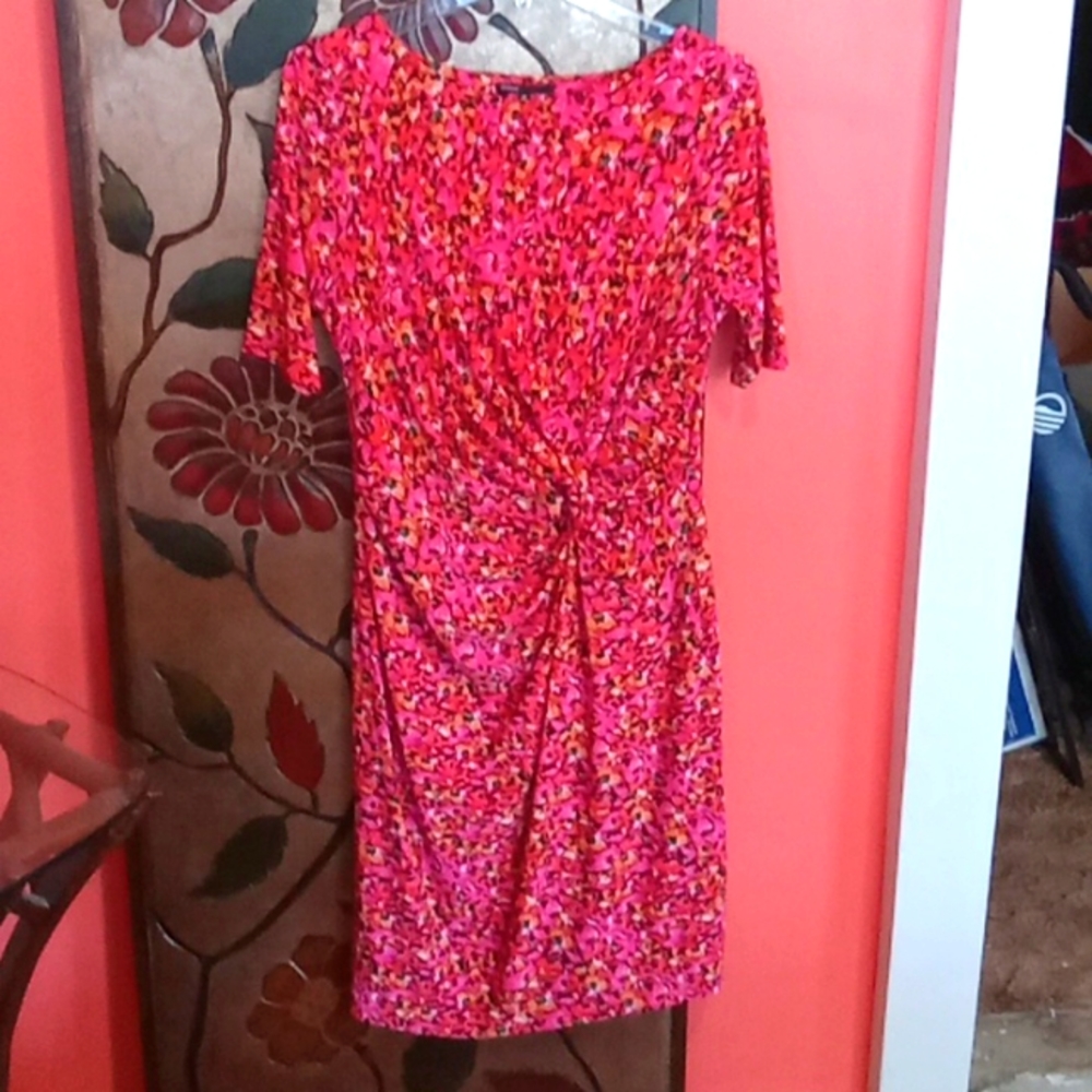 Chaus Short Sleeve Knit Dress, Size M